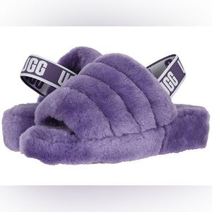 Violet bloom ugg fluff yeah slippers